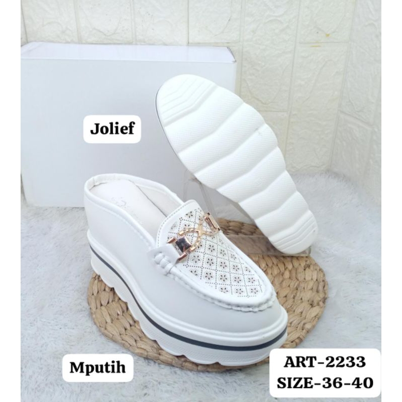 SANDAL WEDGES  IMPORT WANITA JOLIEF 2233