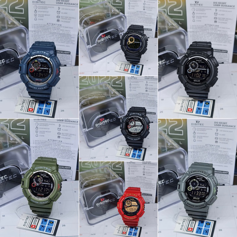 Jam tangan DIGITEC DG 5028 / DG 5028T Original