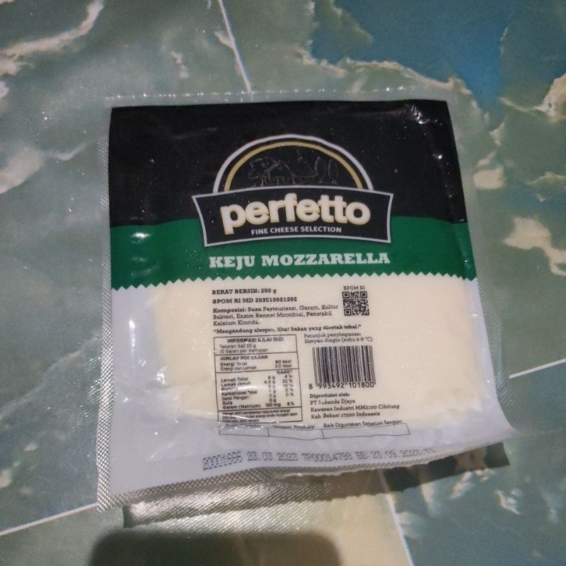 

Keju Mozzarella Perfetto 250gr