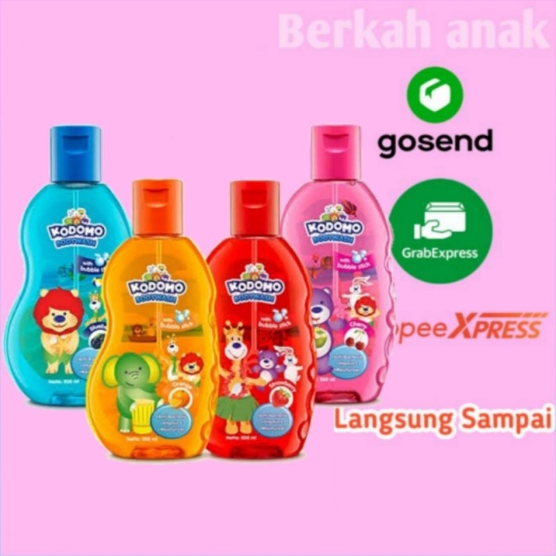 Kodomo Bodywash sabun 200ml / Kodomo Shampoo 200ml