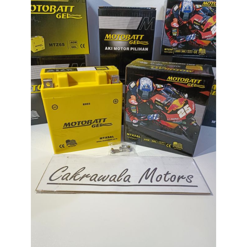 AKI MOTOR MOTOBATT YAMAHA JUPITER LAMA / JUPITER Z LAMA / JUPITER BURHAN MTX5AL