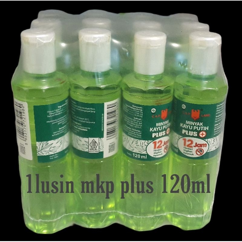 Minyak Kayu Putih Plus Anti Nyamuk 120ml 1lusin 12pcs