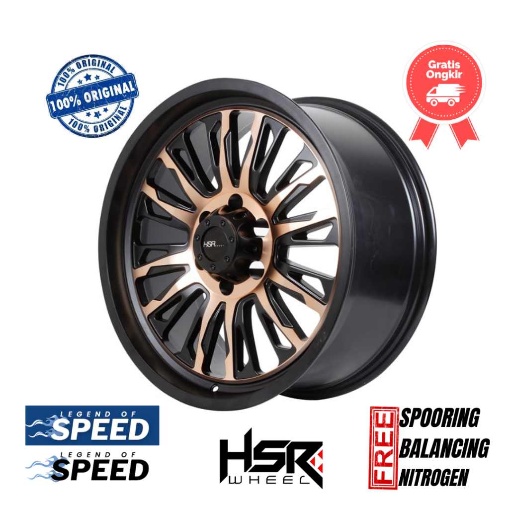 Velg HSR Ring 20 MELAWI ( Fortuner, Pajero, Everest, Hillux, Ranger Dll )