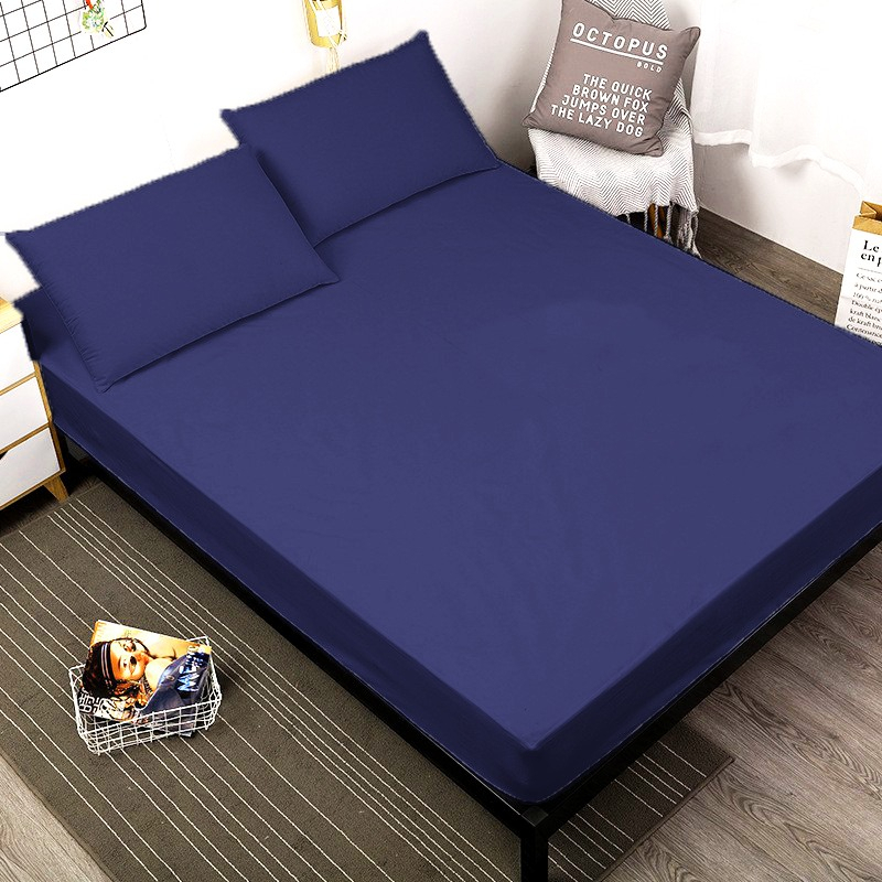 SPREI/SEPRAI POLOS KARET TINGGI 30 BAHAN KATUN HALUS TIDAK LUNTUR