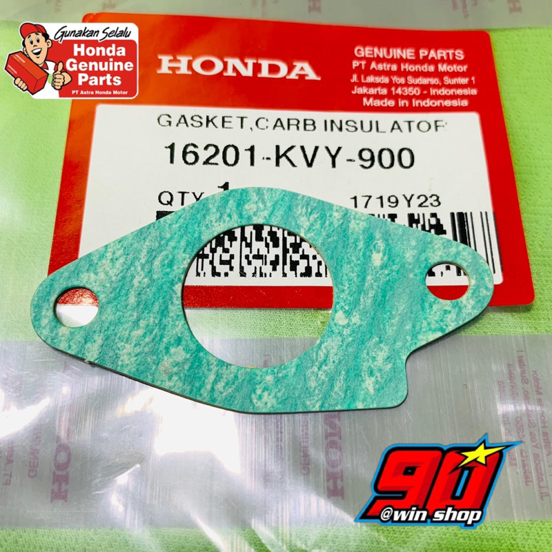 Packing Gasket intake intek BeAT Karburator Scoopy karbu Spacy karbu Original