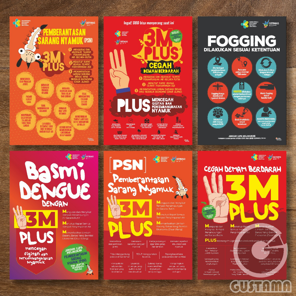 

Poster Pemberantasan Sarang Nyamuk, 3M 3M Plus A3