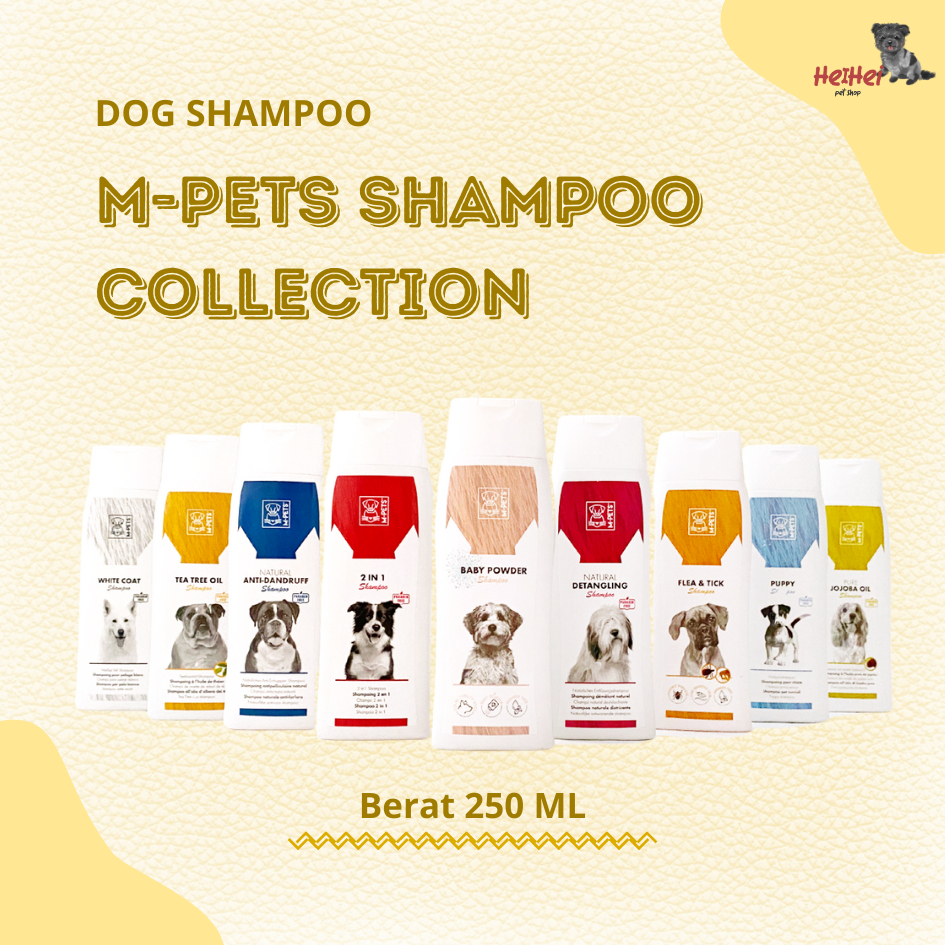 M-Pets Dog Shampoo Anjing 250 ml - Sampo Puppy Anjing - Shampo Anak Anjing