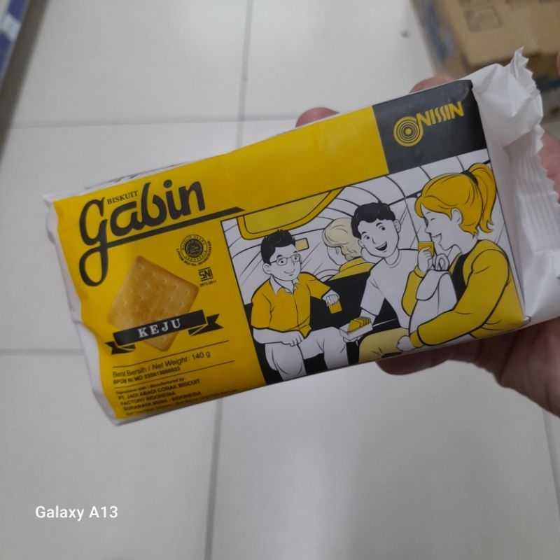 

Nissin Gabin Original Keju Susu 140gr