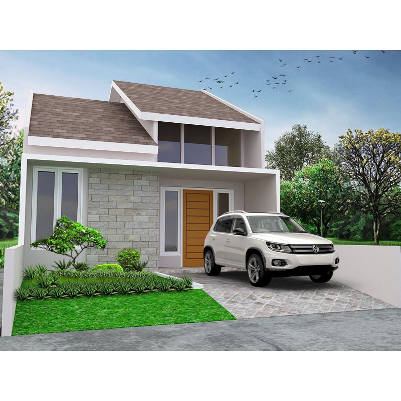 Fasade 3D Desain Rumah