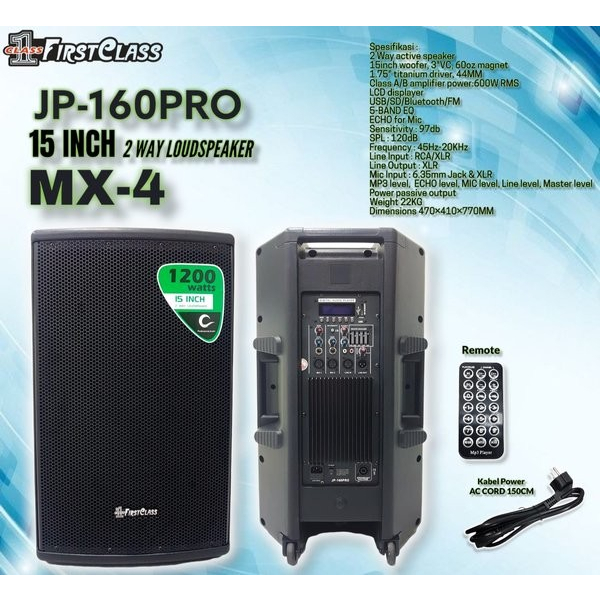 medan elektronik speaker first class jp160 15 inchi