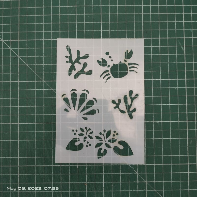 

Stencil Music and Nautical Series Mini A6