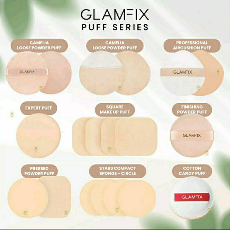 GLAMFIX PUFF Series - Sponge / Rembuk Bedak Glam fix