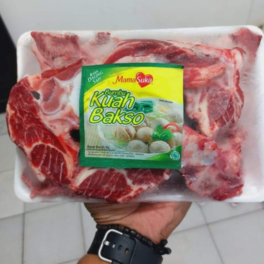 

Iga Gondrong Backbone Tulang Iga| Iga Sirip + Bumbu Kuah - 1 KG HALAL| Iga Sapi