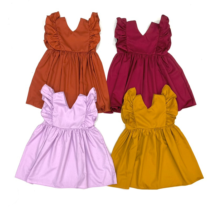 Dress Pesta bayi dan anak Katun Toyobo Fodu Premium