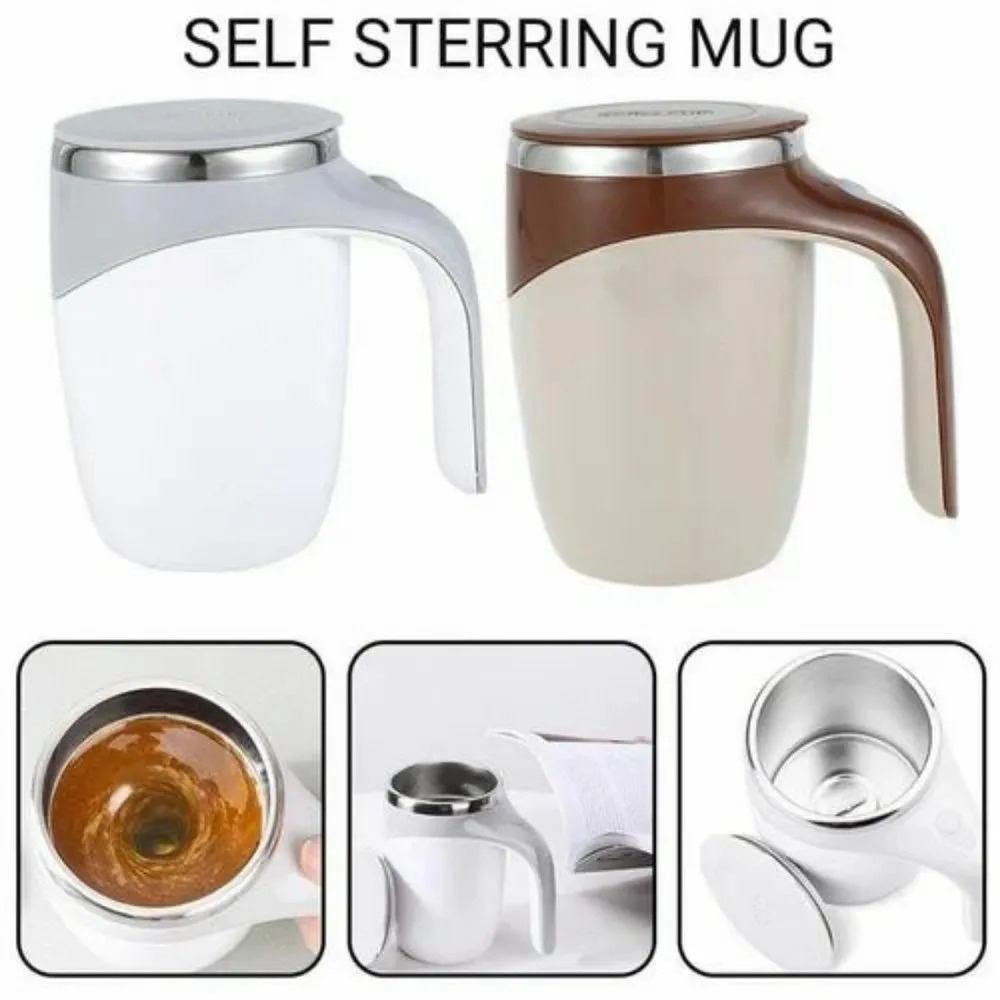 Automatic Magnetic Stirring Cup Gelas Aduk Sendiri Otomatis Unik 0888