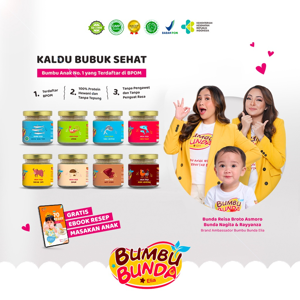 KALDU Mpasi bayi Bumbu Bunda by Elia Tanpa / Non MSG dan Pengawet