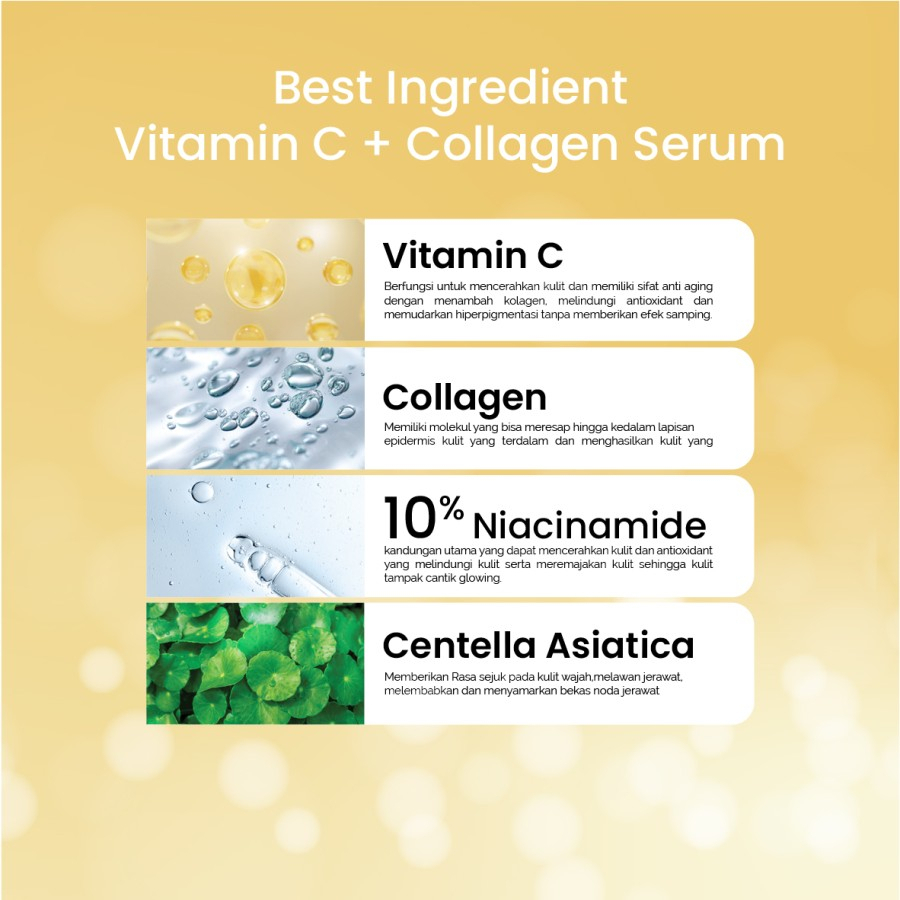 ✨ AKU MURAH ✨ ANIMATE Vitamin C + Collagen Serum 20 ml - ORIGINAL