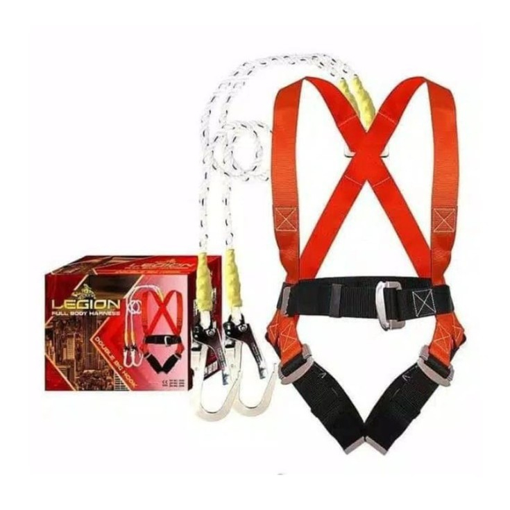 Full Body Harness Legion Double Big Hook / Body Harness Double Hook Murah
