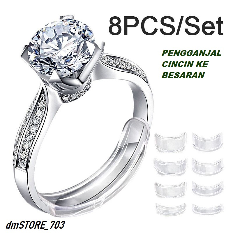 Bantalan Ring Adjuster Pengganjal Cincin Kebesaran Spiral Ring Size