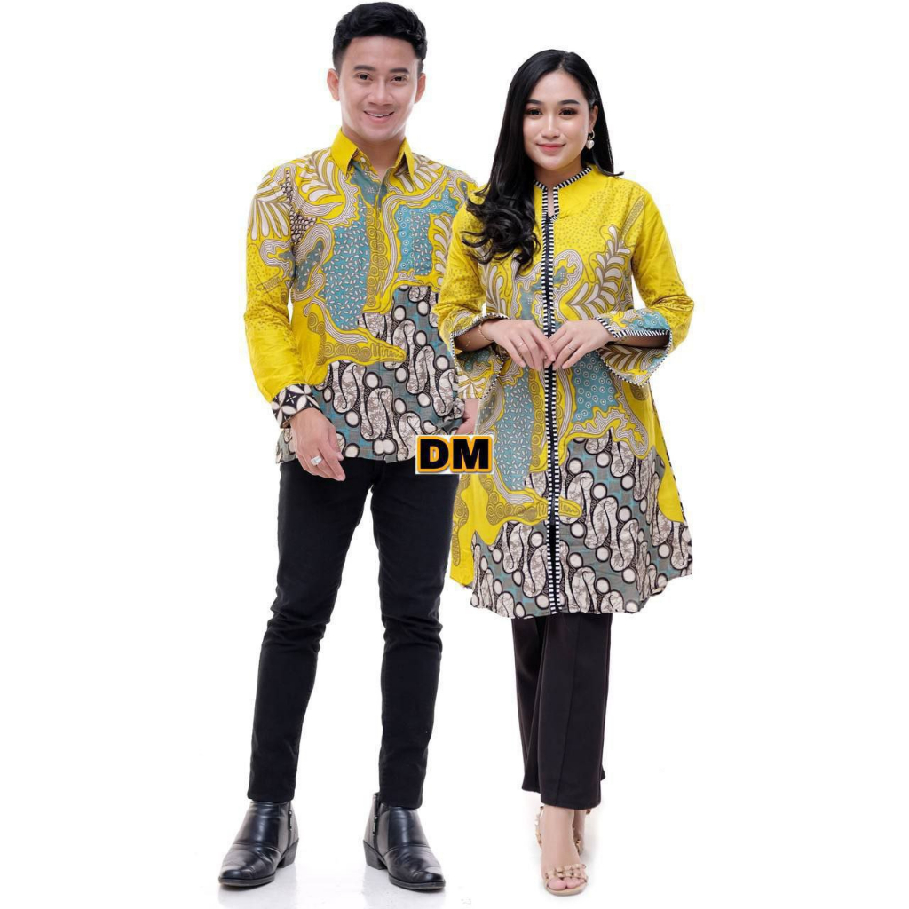 COUPLE TUNIK SARIMBIT BATIK TERBARU ATASAN BATIK WANITA ZIPER DEPAN BUSUI FRIENDLY SIZE JUMBO