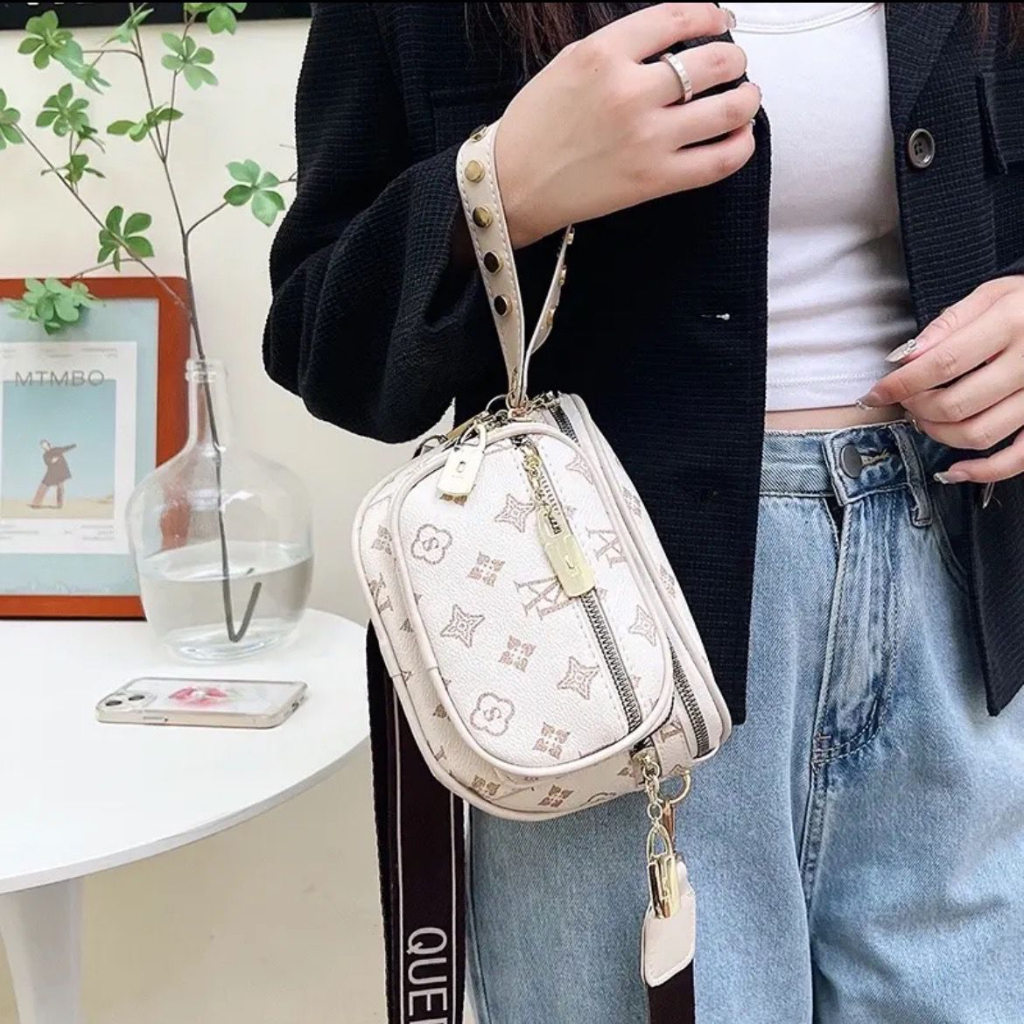 MV_Marvelouz MV804180  Tas SELEMPANG Wanita Mini WaistBag Motif Kekinian terbaru 1kg bisa 3 tas supplier tas import EL 4180 GT2019