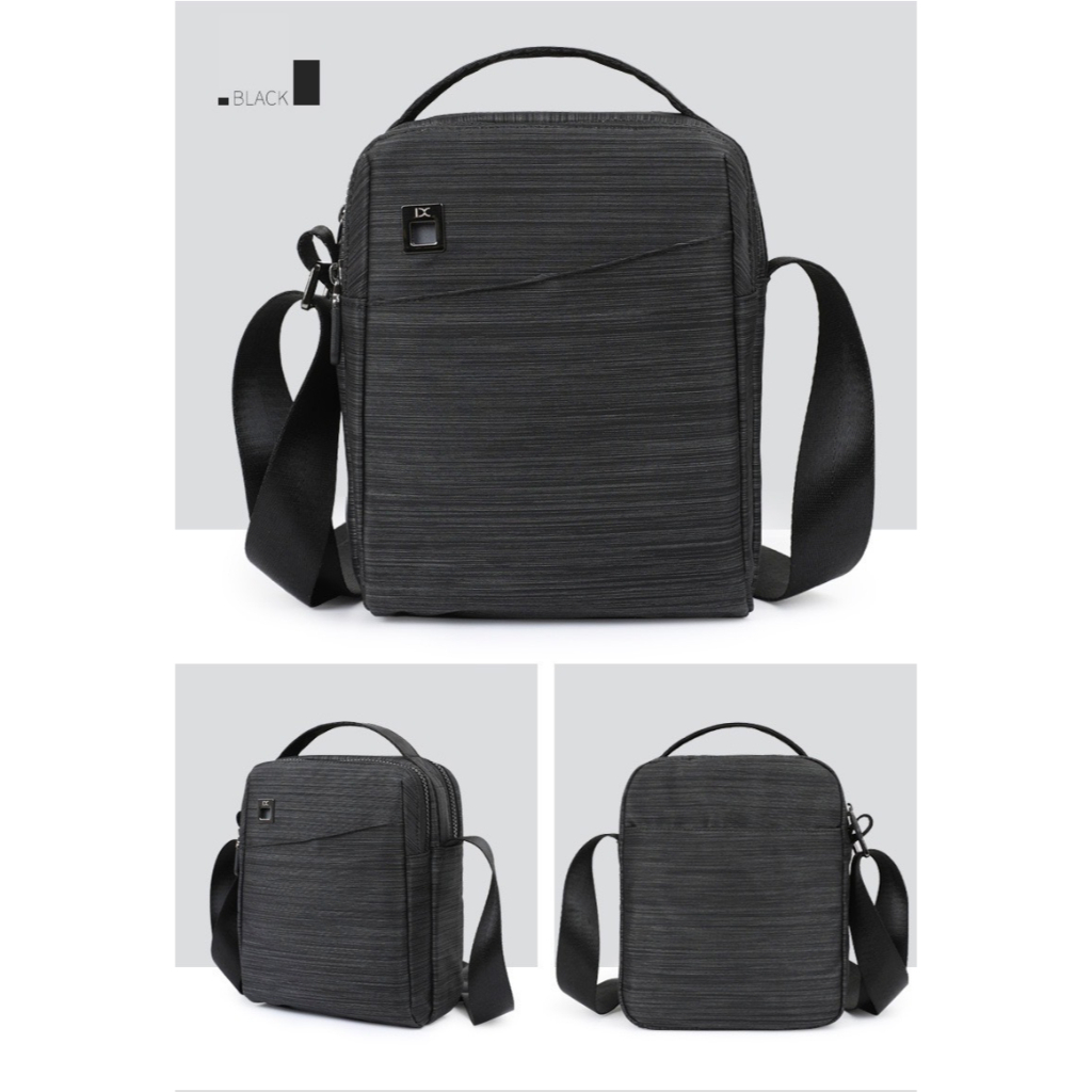 TAS SELEMPANG PRIA waterproof import Sling Bag Kantor Slempang Kerja