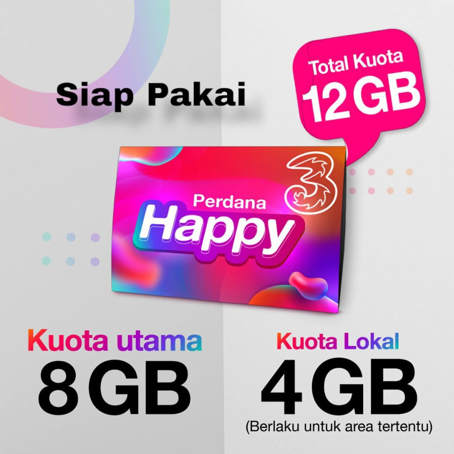 Perdana Tri Happy 12GB