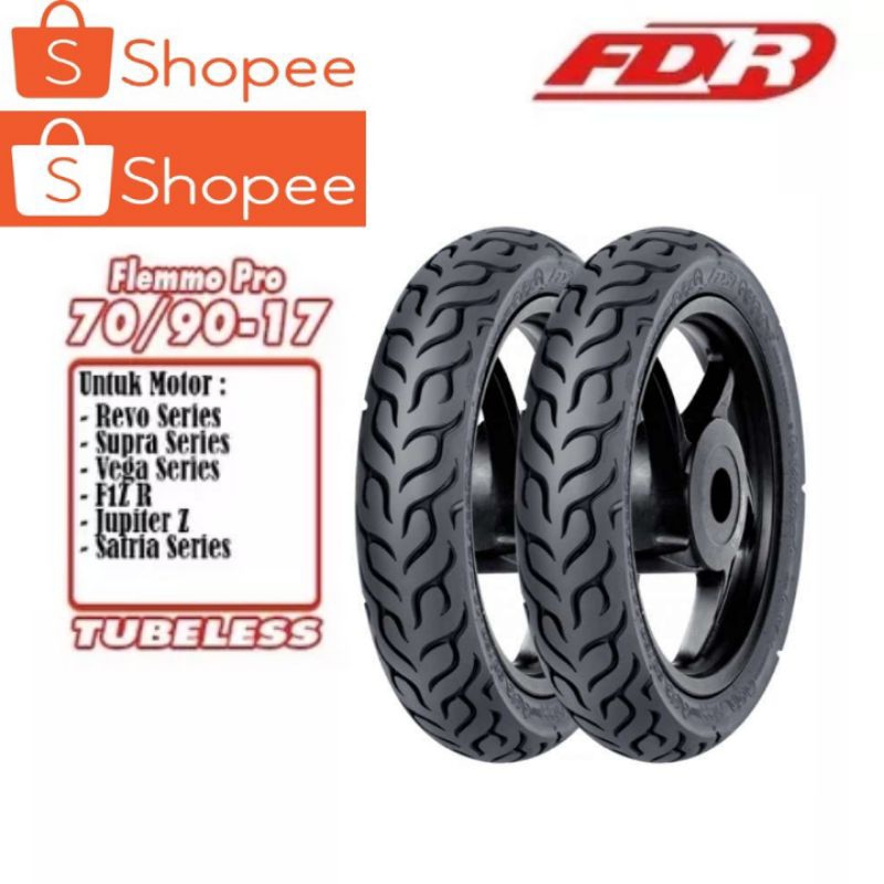 Ban motor bebek FDR Flemmo Pro 70 90 17 Tubeless