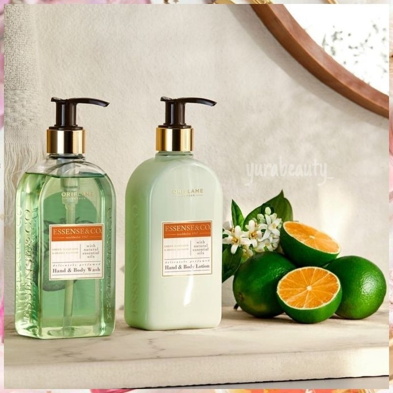 Green Mandarin &amp; Orange Blossom hand &amp; body wash / hand &amp; body lotion