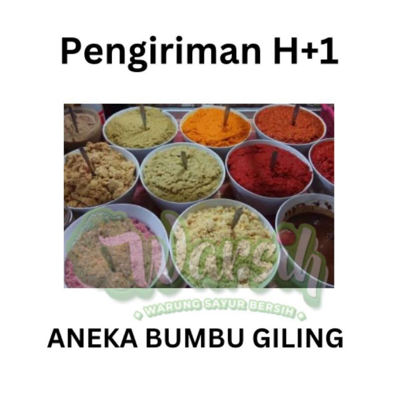 

WARSIH • ANEKA BUMBU GILING HALUS