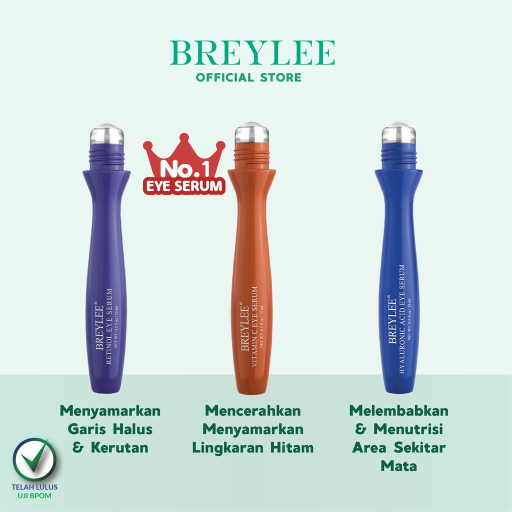 ✨ AKU MURAH ✨ BREYLEE EYE SERUM 15 ML SERIES