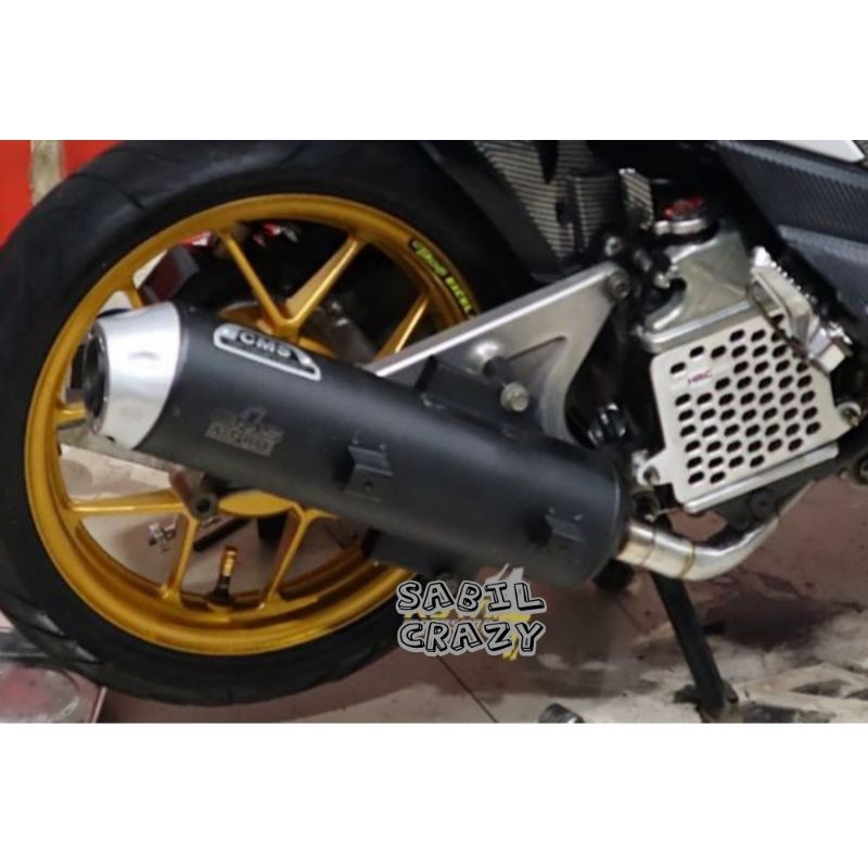 Knalpot copy CM$ +end muffler Beat fi Beat deluxe Vario 125 Vario 150 Mio Scoopy Xeon Fino PCX nmax 