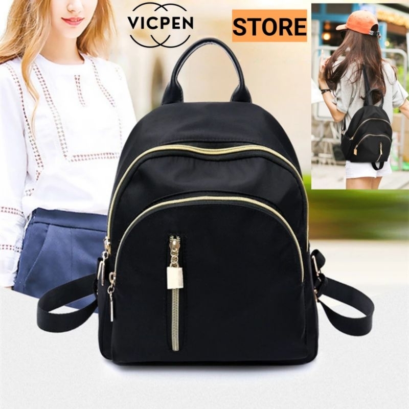 Tas Ransel Wanita Mini Korea Backpack Cewek Kecil Sekolah Fashion Bag Kekinian