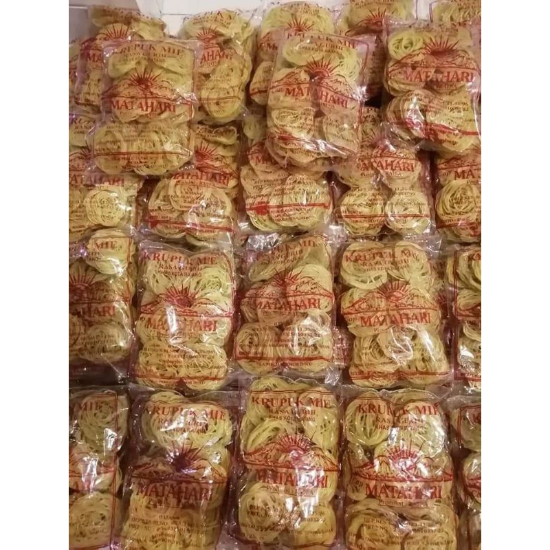 

krupuk mie matahari khas Pekalongan