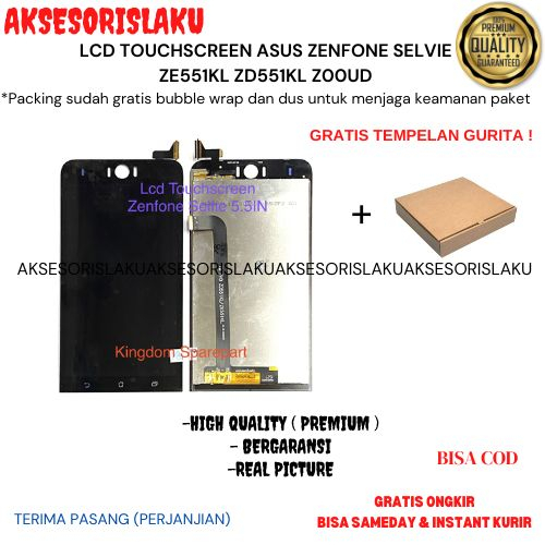 LCD TOUCHSCREEN ASUS ZENFONE SELVIE ZE551KL ZD551KL Z00UD