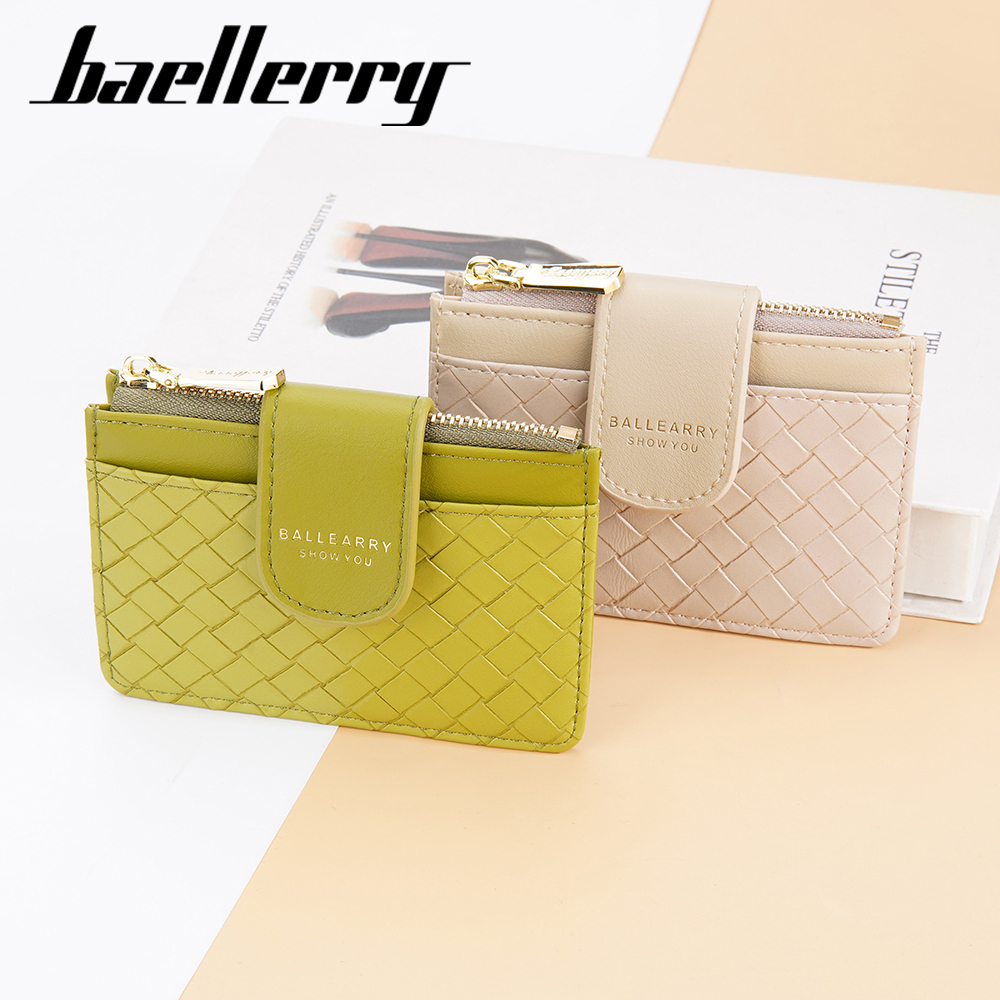 BAELLERRY NR099 Dompet Kartu Wanita Bahan Kulit PU Leather Premium WATCHKITE WKOS