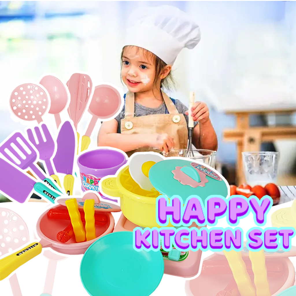 Mainan Anak Masak-Masakan Happy Kitchen Set YK13 ( YOGOBATA )