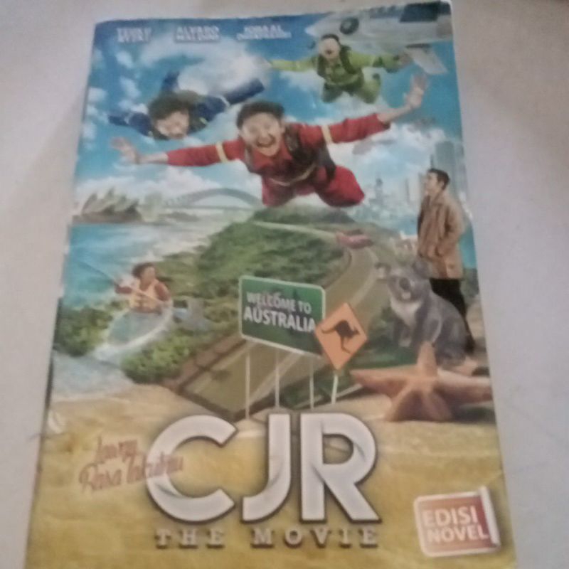 Novel  CJR THE MOVIE Lawan rasa takut mu