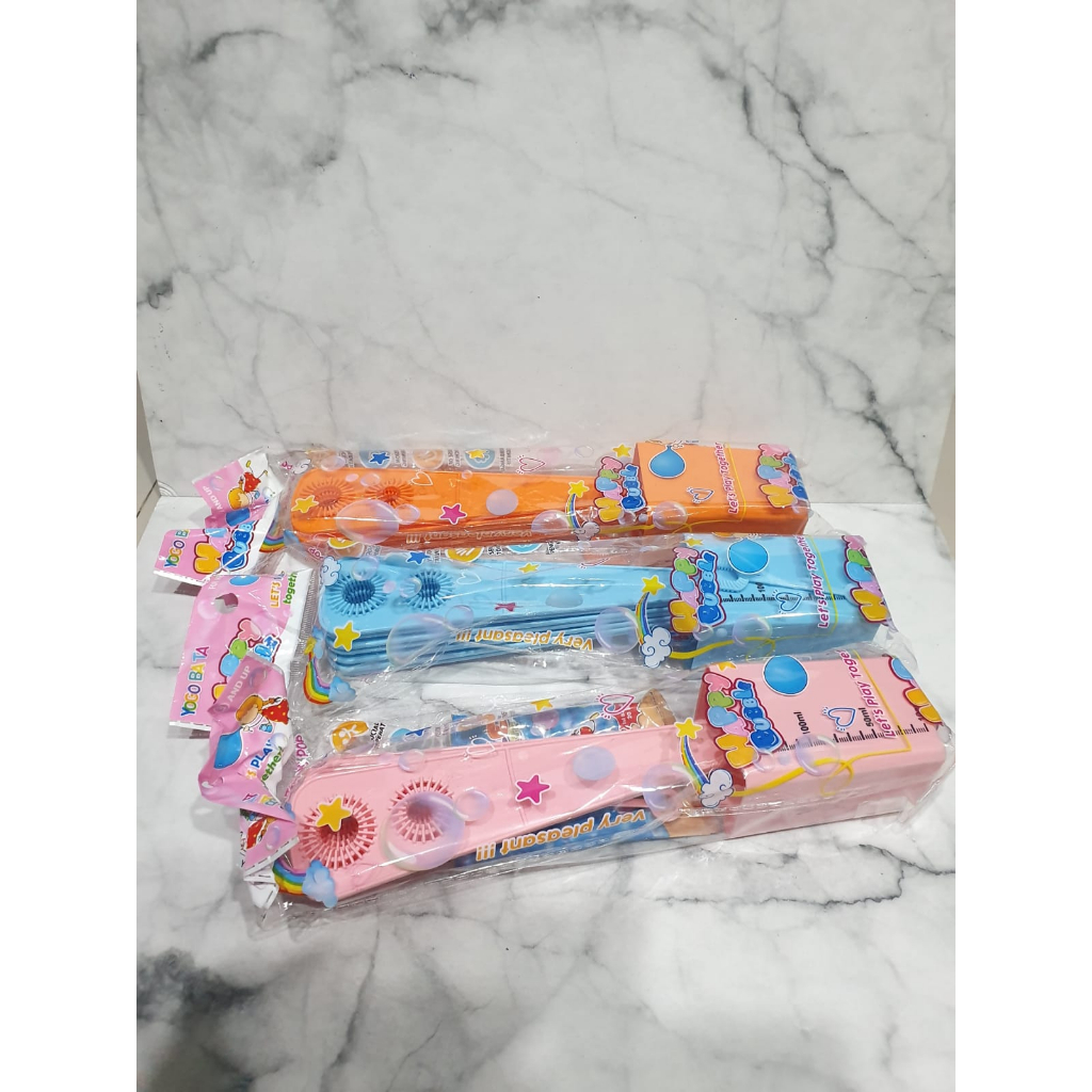 Lucky88toys ⭐⭐⭐⭐⭐Mainan Anak Seru  Gelembung Busa Sabun Kipas Babel - Happy Bubble Fun YU-17 - Mainan Outdoor dan indoor