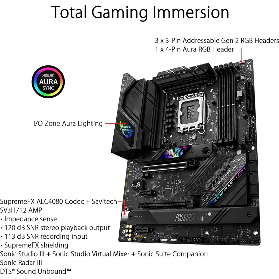 Motherboard Asus ROG STRIX B760-F Intel LGA 1700