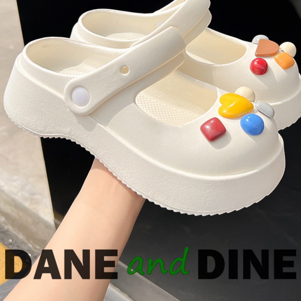 Sandal Wedges Wanita korea Dane and Dine WJ2