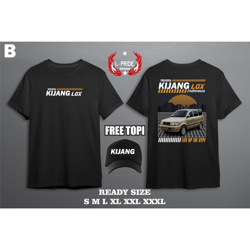 Kaos Kijang Lgx Free Topi