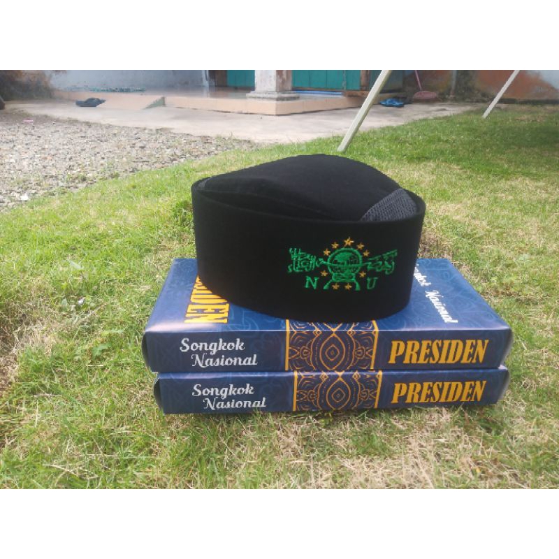 songkok hitam susun# peci hitam susun#songkok polos ac# songkok bordir nu# peci hitam bordir nu
