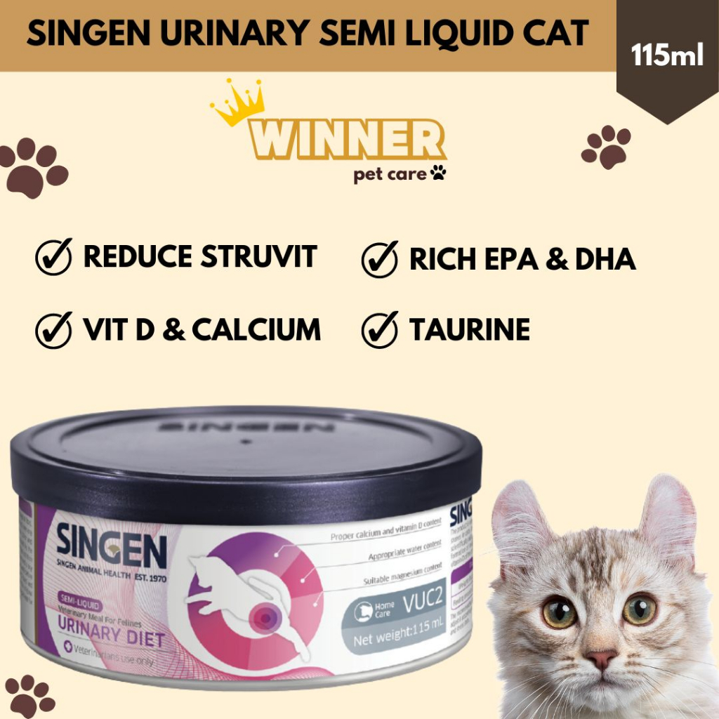 Singen VUC2 Urinary Semi Liquid Cat 115ml