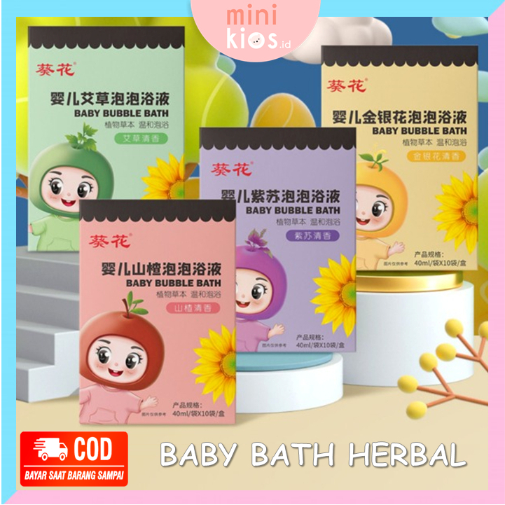 Baby Herbal Bath Wash &amp; Care in One 40ml/pack