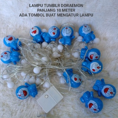 LAMPU LED / LAMPU DISCO / LAMPU HIAS / LAMPU TUMBLR BULAT RAINBOW KARAKTER DORAEMON