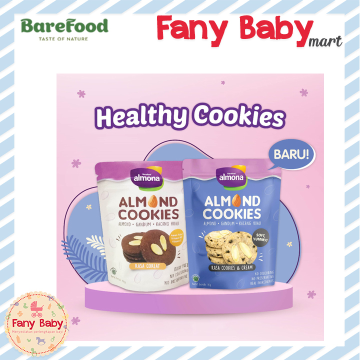 BAREFOOD ALMONA ALMOND COOKIES 90GR