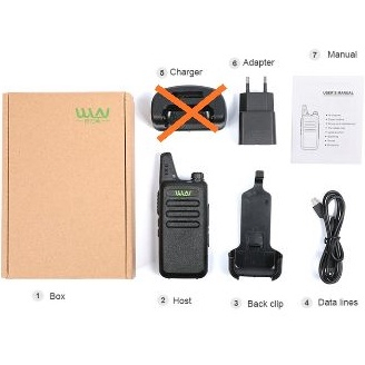 (COD) Sepasang HT WLN KD - C1 HT UHF Free Handsfree Lengkap KDC1 WLAN ORIGINAL isi 2pcs walkie talkie / HT / HT WLN /