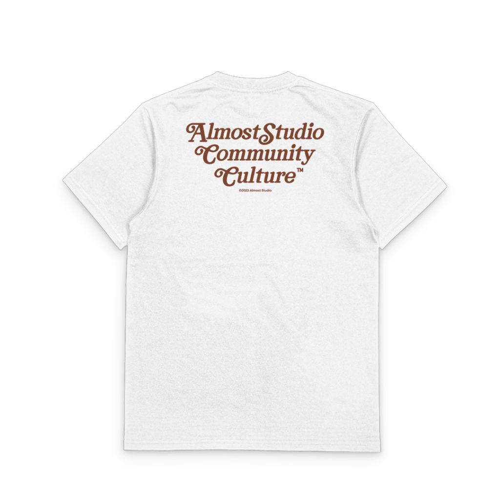 Almost Studio - T-Shirt - Acc - White