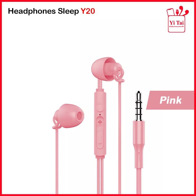 Headset Handsfree Earphone Extrabass Headset HFY20 Sleep Earphone